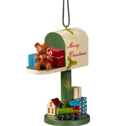 * Wood Tree Decorations|Mailbox "Merry Christmas"