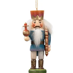 * Wood Tree Decorations|Miniknackl "King", 3.7Inch