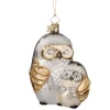Poesie in Glas Glass Tree Decorations|Mother Owl With Child