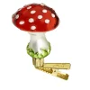 Poesie in Glas Glass Tree Decorations|Mushroom With Clip (5Cm)