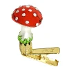 Poesie in Glas Glass Tree Decorations|Mushroom With Clip, Small (3,5Cm)