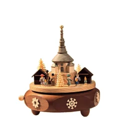 Richard Glässer Music Boxes|Music Box "Seiffen Christmas Market"