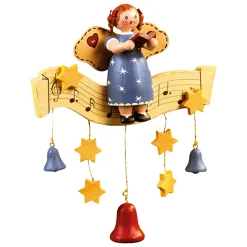 * Wood Tree Decorations|Musical Angel