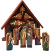 * Nativity Scenes|Nativity Crib House "Holy Family" With 11 Figurines