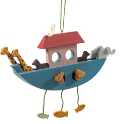 * Wood Tree Decorations|Noah's Ark