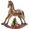 * Decorative Figurines|Nostalgic Rocking Horse, Brown