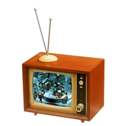 * Music Boxes|Nostalgic Television "Winterscene With Christmastree", Small