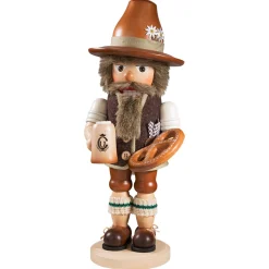 Christian ULBRICHT Bavaria Souvenirs|Nutcracker "Bavarian" Natural, 16.5 Inch