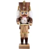 HODREWA Nutcrackers|Nutcracker "Drummer", Brown, 11.8 Inch