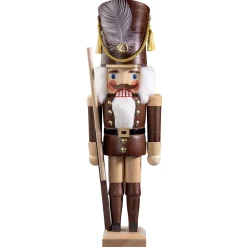 HODREWA Nutcrackers|Nutcracker "Guards Soldier", Brown, 15.75 Inch