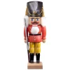 HODREWA Nutcrackers|Nutcracker "Guards Soldier", Red, 11.8 Inch