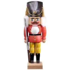 HODREWA Nutcrackers|Nutcracker "Guards Soldier", Red, 11.8 Inch