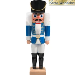 HODREWA Nutcrackers|Nutcracker "Hussar" Blue, 10.6 Inch