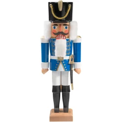 HODREWA Nutcrackers|Nutcracker "Hussar" Blue, 14.2 Inch