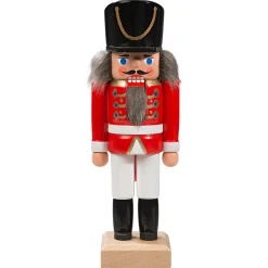 HODREWA Nutcrackers|Nutcracker "Hussar" Red, 5.7Inch