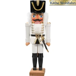 HODREWA Nutcrackers|Nutcracker "Hussar" White, 14.2 Inch