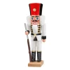 HODREWA Nutcrackers|Nutcracker, "Hussar" White, 11.4 Inch