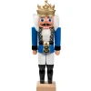 HODREWA Nutcrackers|Nutcracker "King" Blue, 10.6 Inch
