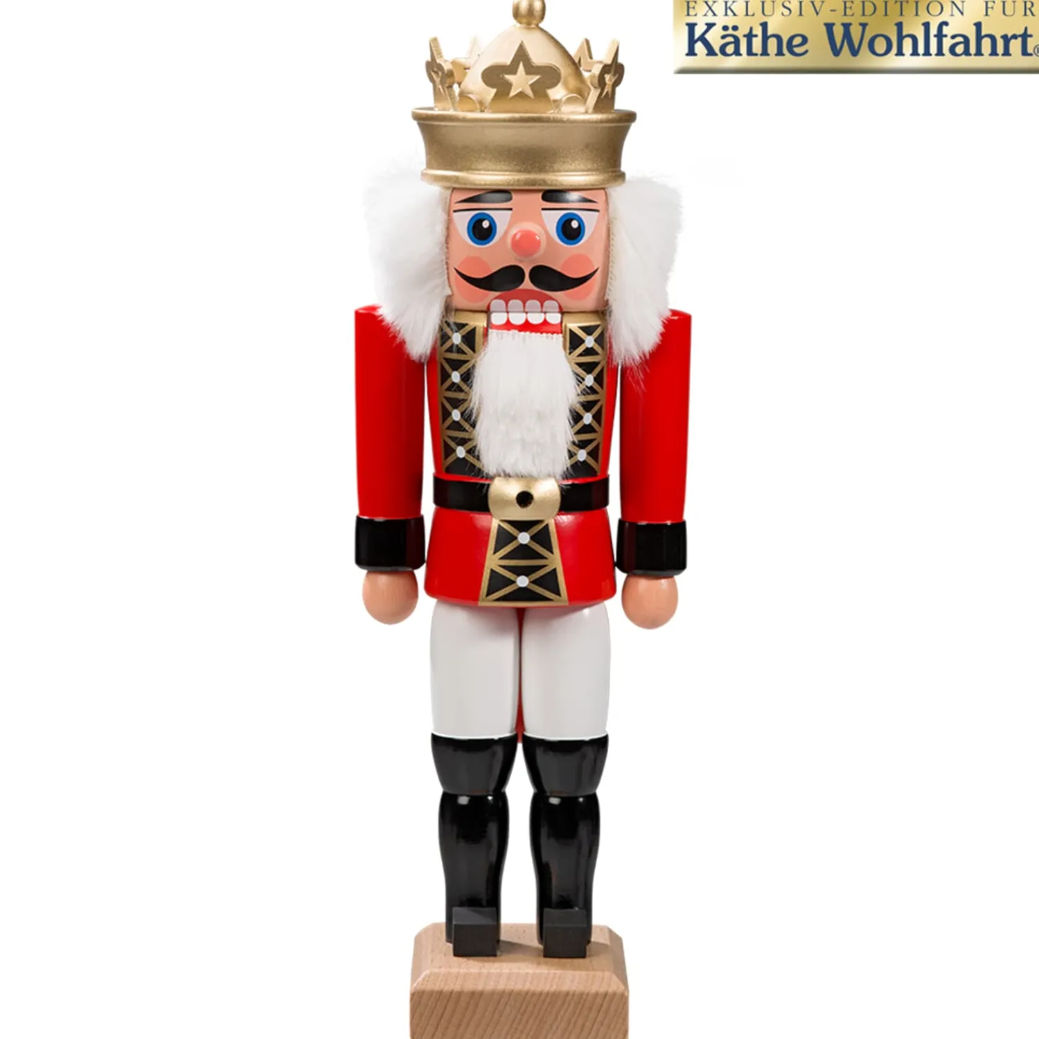 HODREWA Nutcrackers|Nutcracker "King" Red, 10.6 Inch