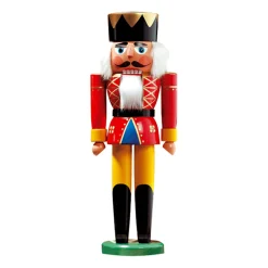 HODREWA Nutcrackers|Nutcracker "King" Red, 12.2 Inch