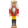 HODREWA Nutcrackers|Nutcracker "King" Red, 14.2 Inch