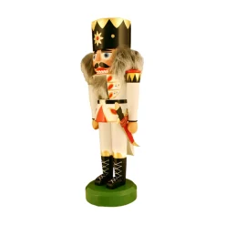 HODREWA Nutcrackers|Nutcracker "King" White, 12.6 Inch