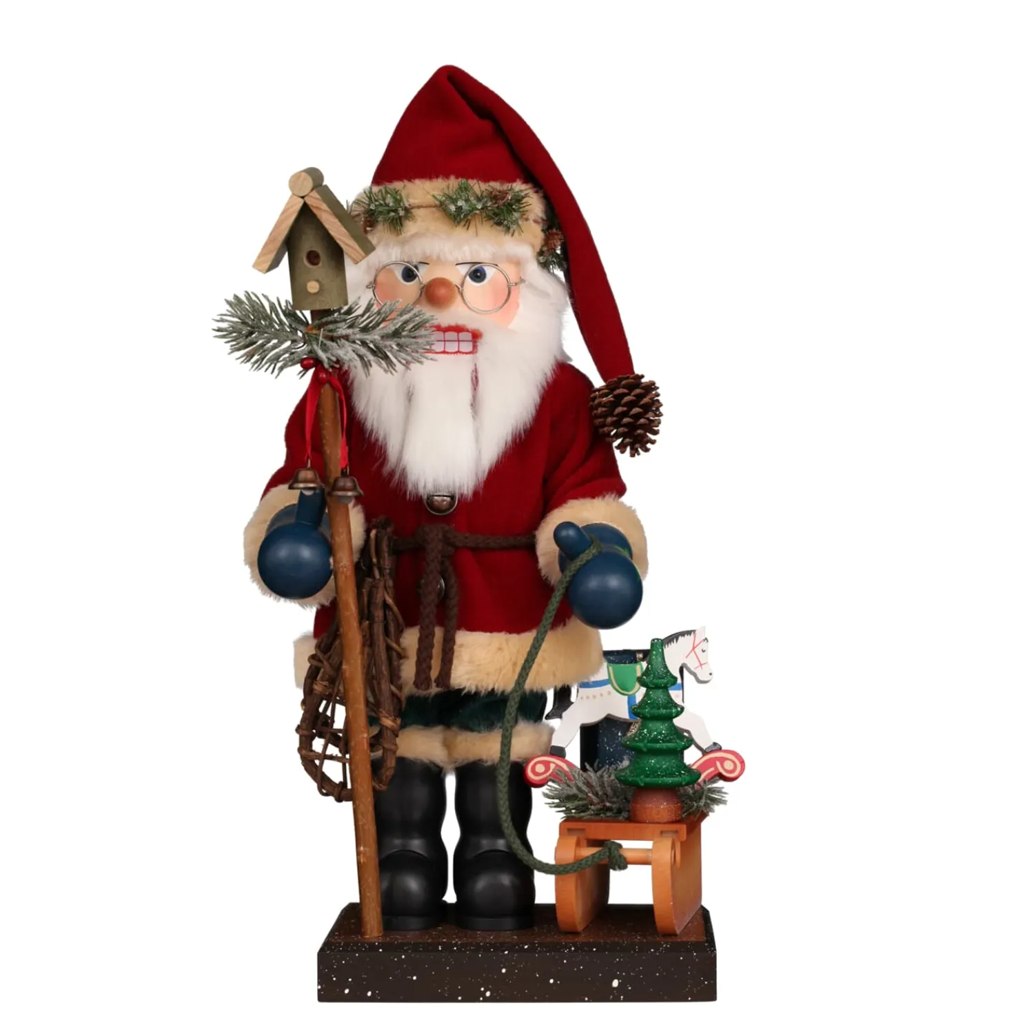 Christian ULBRICHT Nutcrackers|Nutcracker "Santa With Sledge", 18.5Inch