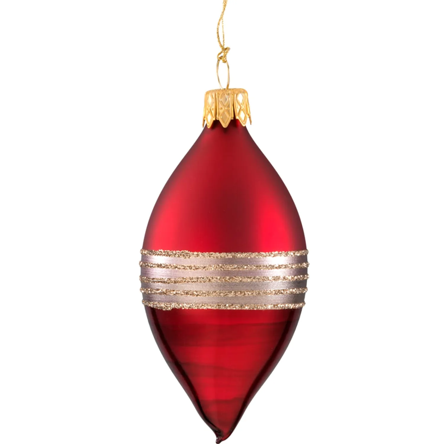* Tree Baubles And Set Offers|Olive Dark Red Matt/Varnish With Glitter Ribbon