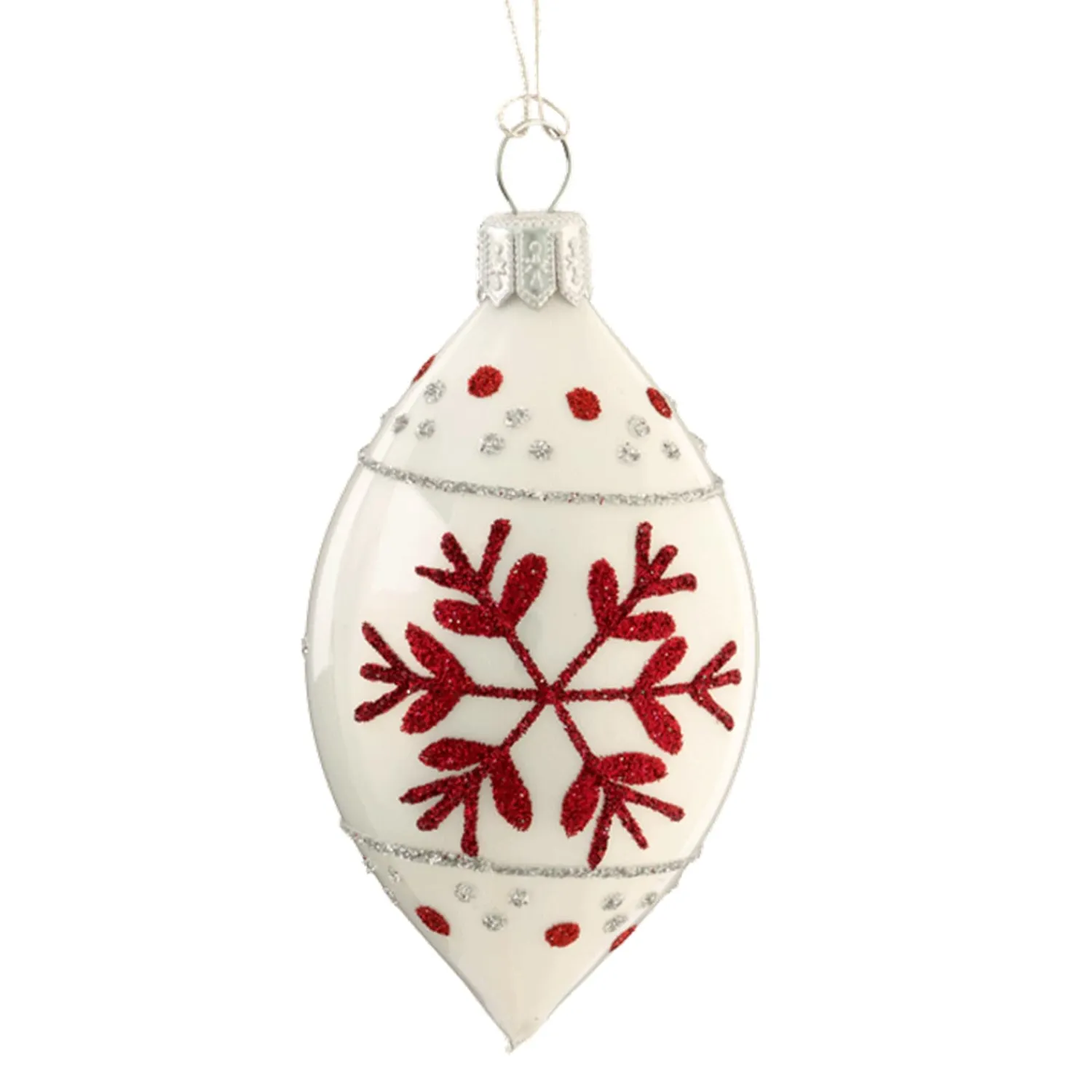 * Tree Baubles And Set Offers|Olive White With Red Flakes