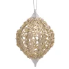 * Resin Tree Decorations|Olive With Filigree Stars, Gold