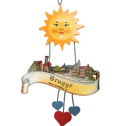 * Wood Tree Decorations|Ornament "Brugge"