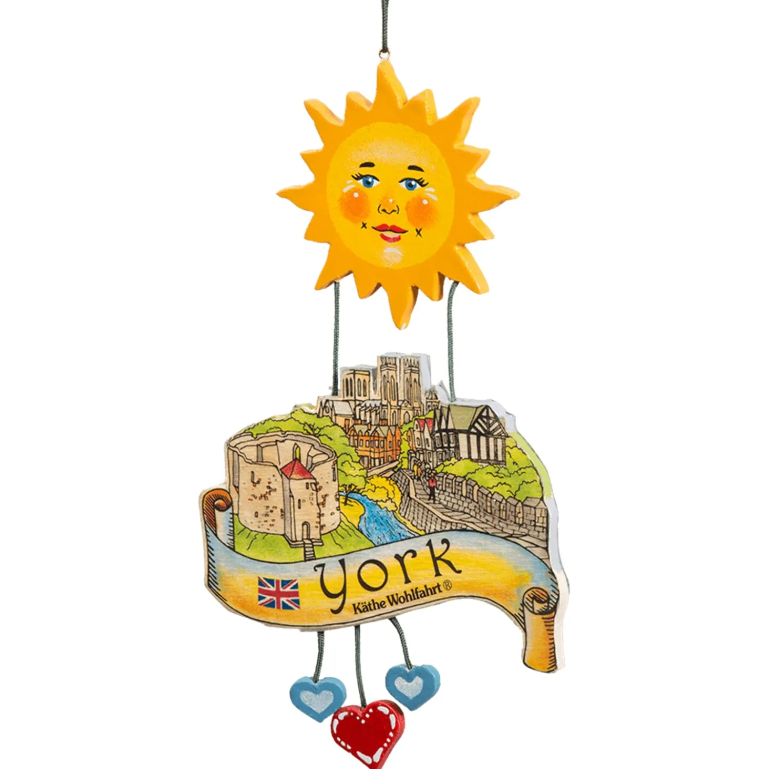 * Wood Tree Decorations|Ornament "York"