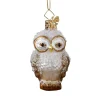 Poesie in Glas Glass Tree Decorations|Owl, Brown
