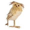 * Decorative Figurines|Owl Made Of Straw 31Cm