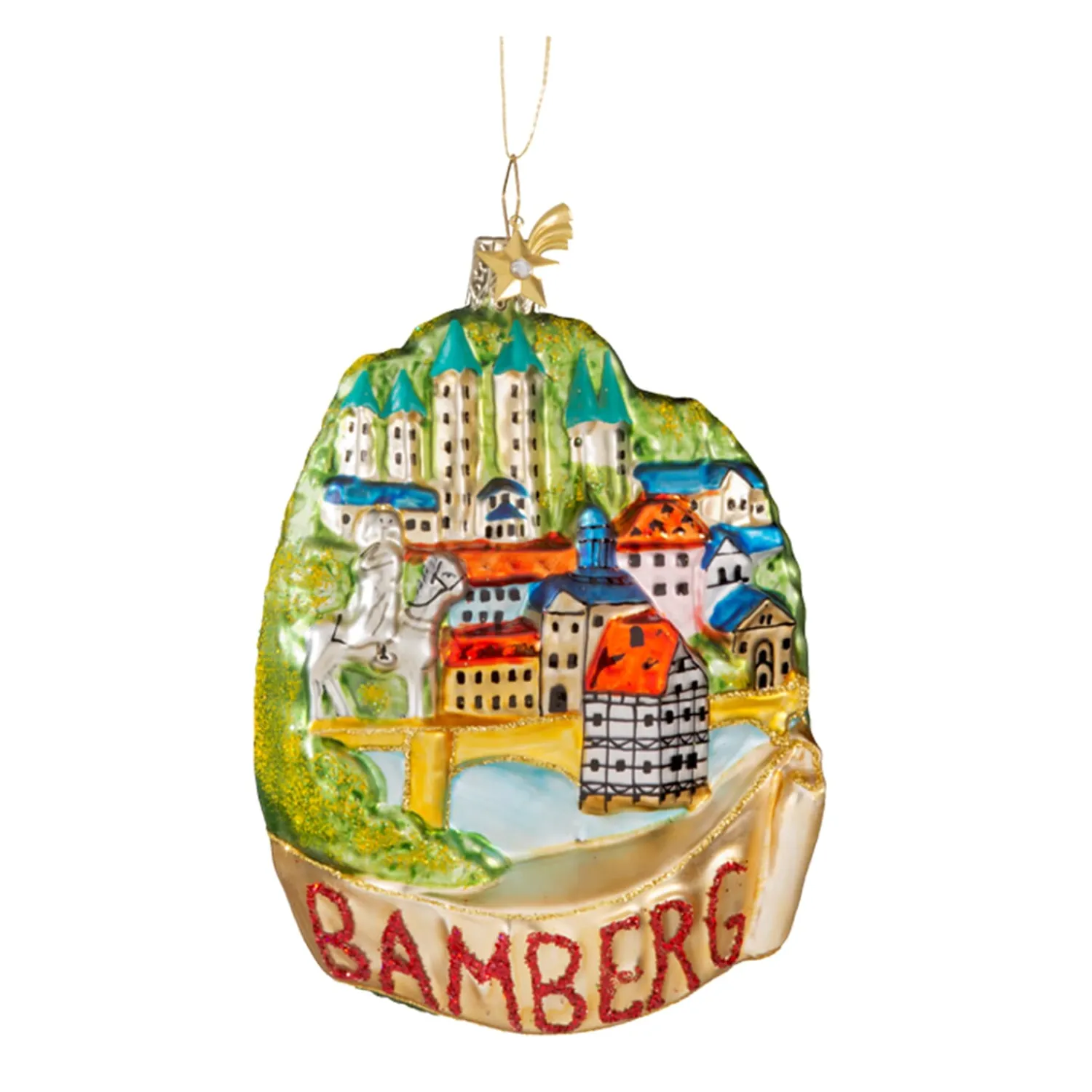 Poesie in Glas Bavaria Souvenirs|Panorama Of Bamberg