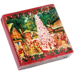 * Table Decorations|Paper Napkins "Christmas Village"