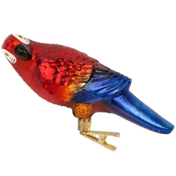 Poesie in Glas Glass Tree Decorations|Parrot