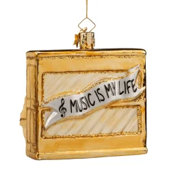 Poesie in Glas Glass Tree Decorations|Piano
