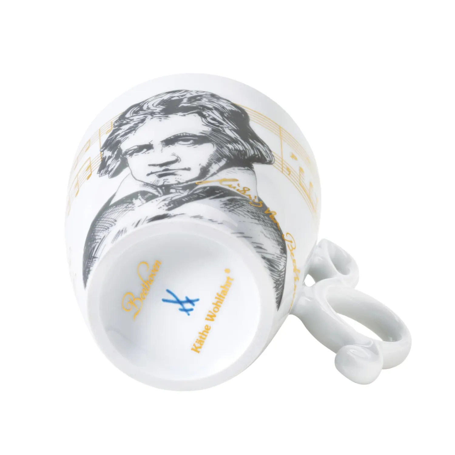 Meissen Porzellan Table Decorations|Porcelain Cup "Beethoven"