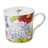 * Table Decorations|Porcelain Cup Flowers And Hummingbirds