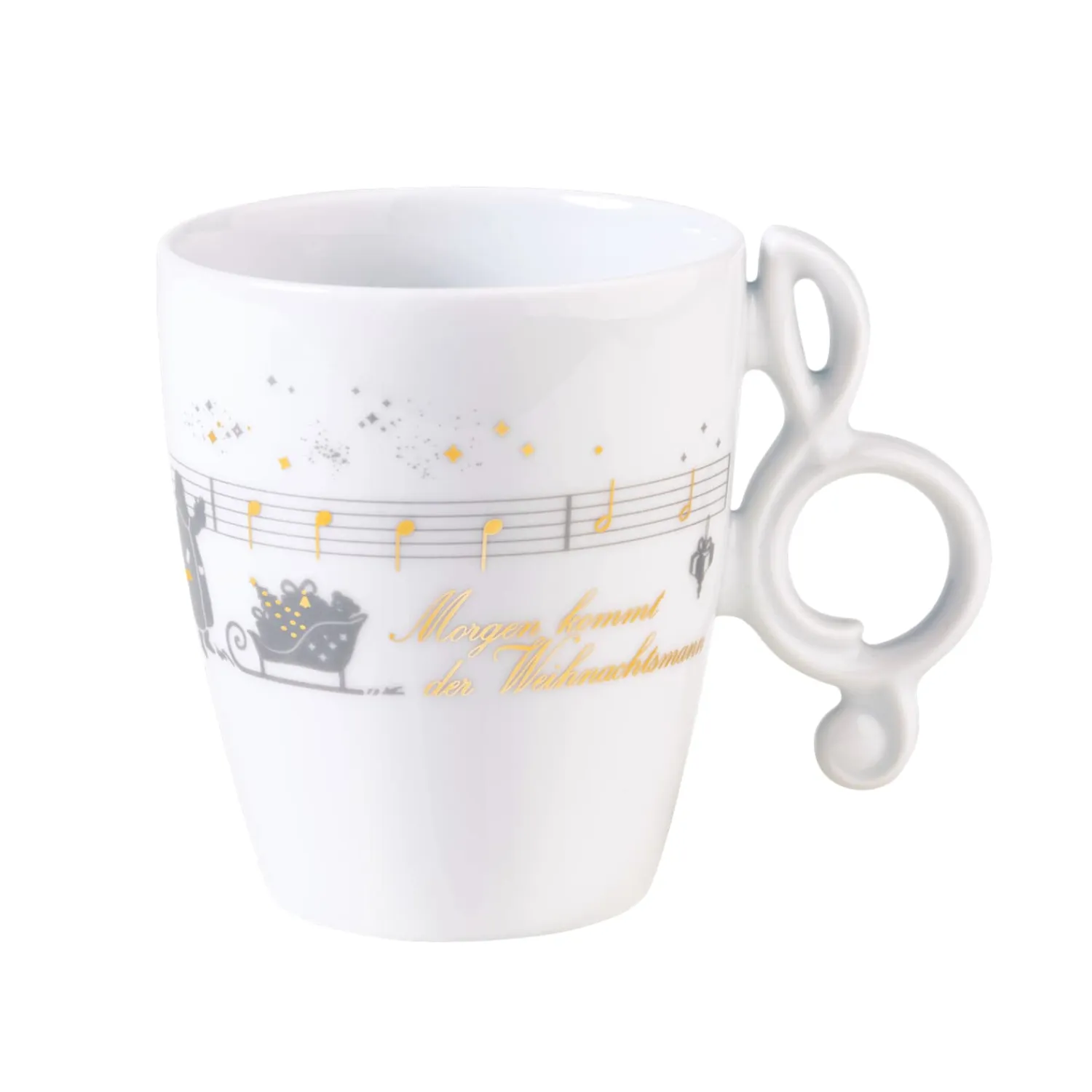 Meissen Porzellan Table Decorations|Porcelain Cup "Morgen Kommt Der Weihnachtsmann"