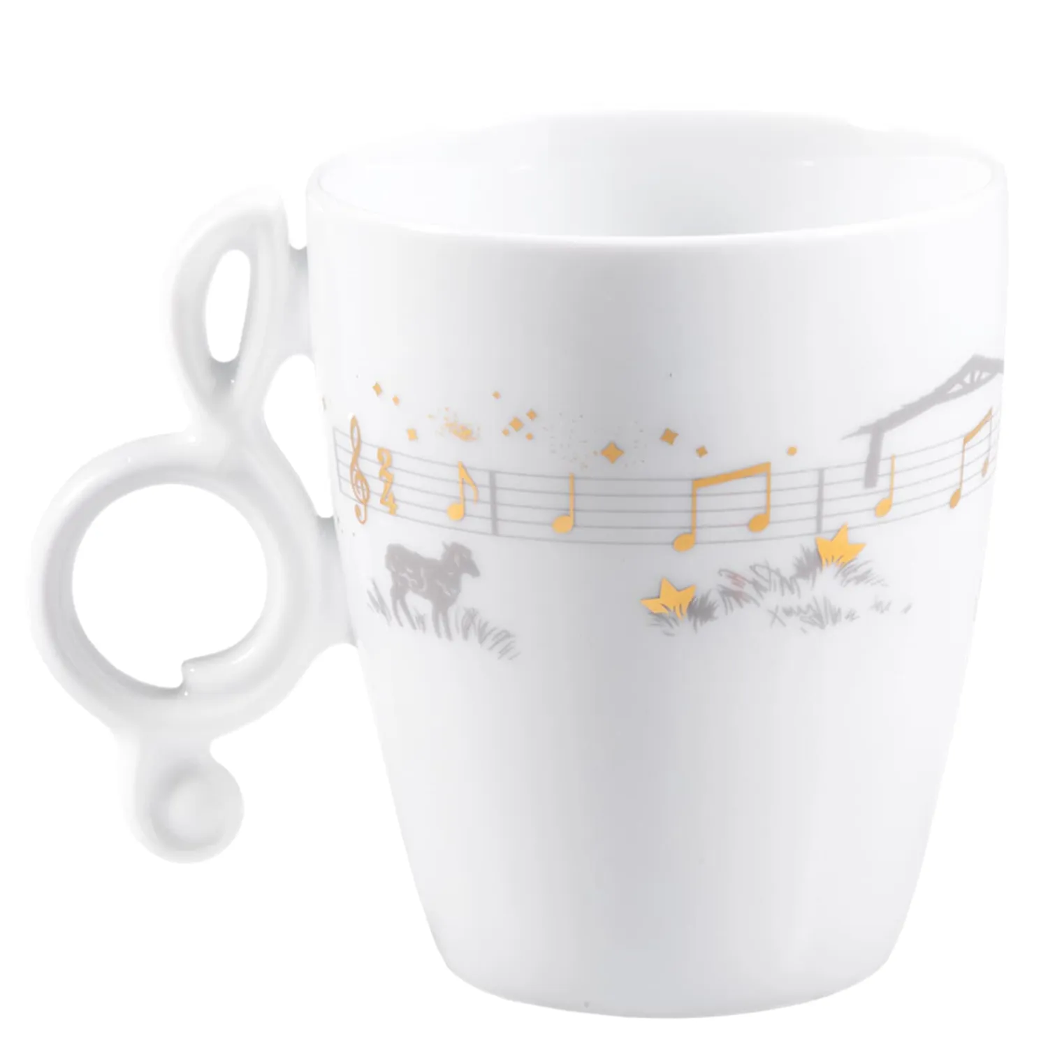 Meissen Porzellan Table Decorations|Porcelain Cup "O Come, Little Children"