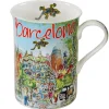 * Table Decorations|Porcelain Mug "Barcelona"