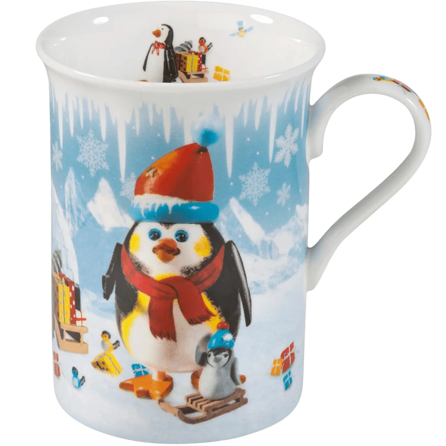 * Table Decorations|Porcelain Mug "Christmas At The South Pole"