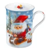 * Table Decorations|Porcelain Mug "Christmas Sleigh Ride"