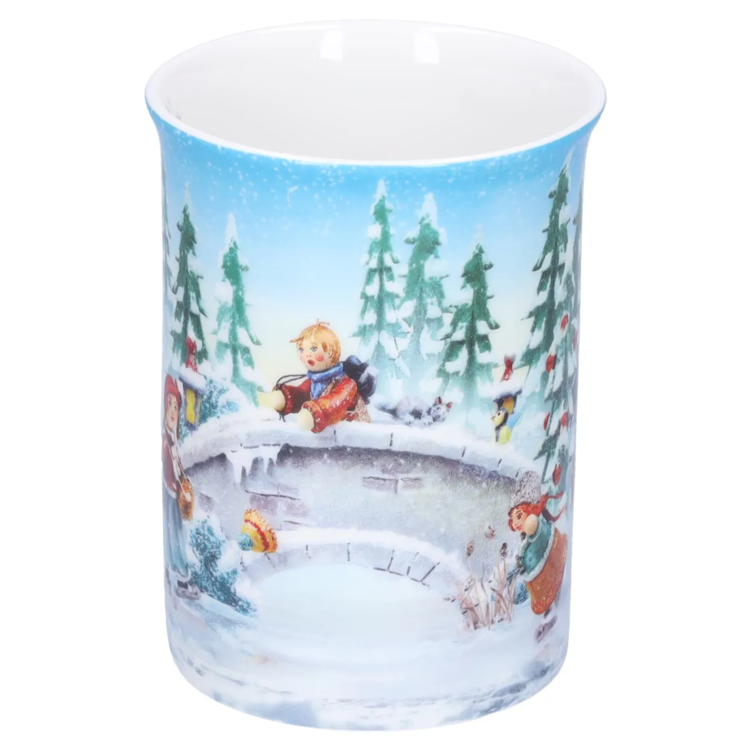 * Table Decorations|Porcelain Mug "Ice Skating"