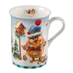 * Table Decorations|Porcelain Mug "Winter Twittering"