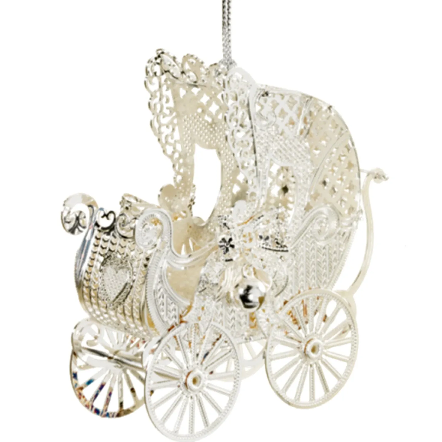 * Brass Tree Decorations|Pram, Silver-Plated