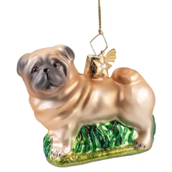 Poesie in Glas Glass Tree Decorations|Pug