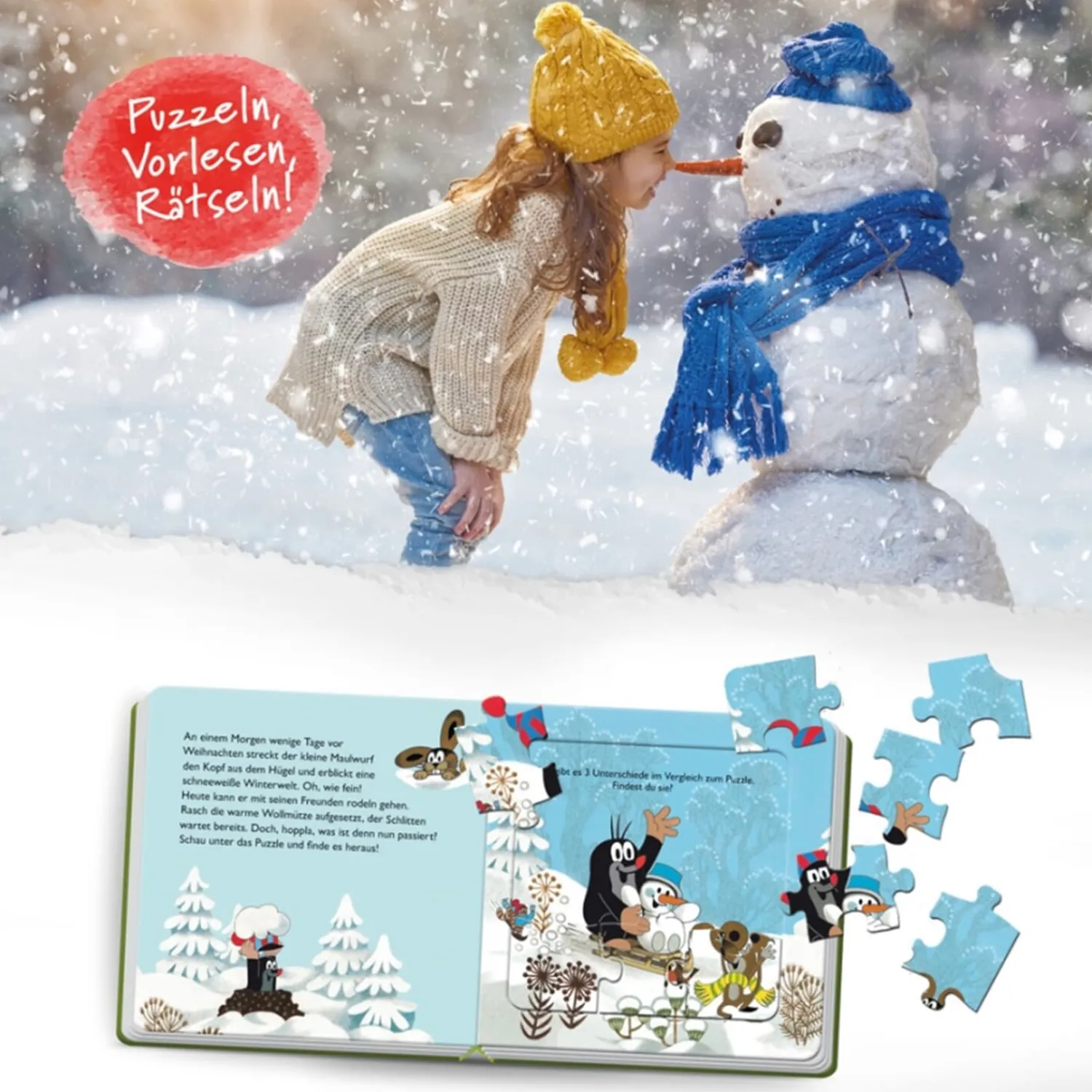 Trötsch Verlag Toys|Puzzle Book For Christmas "The Little Mole"